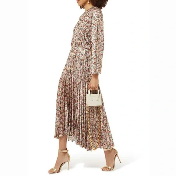 NWT Vince Pleated Maxi Dress - Size M - Picture 3 of 12